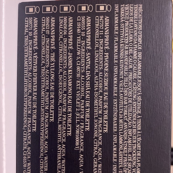 Armani Privé Haute Couture Fragrance Set of 5 - Picture 6 of 13